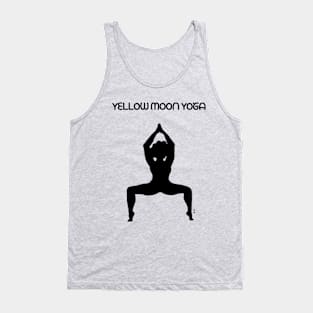 Yellow Moon (Black Transparent PNG) Tank Top